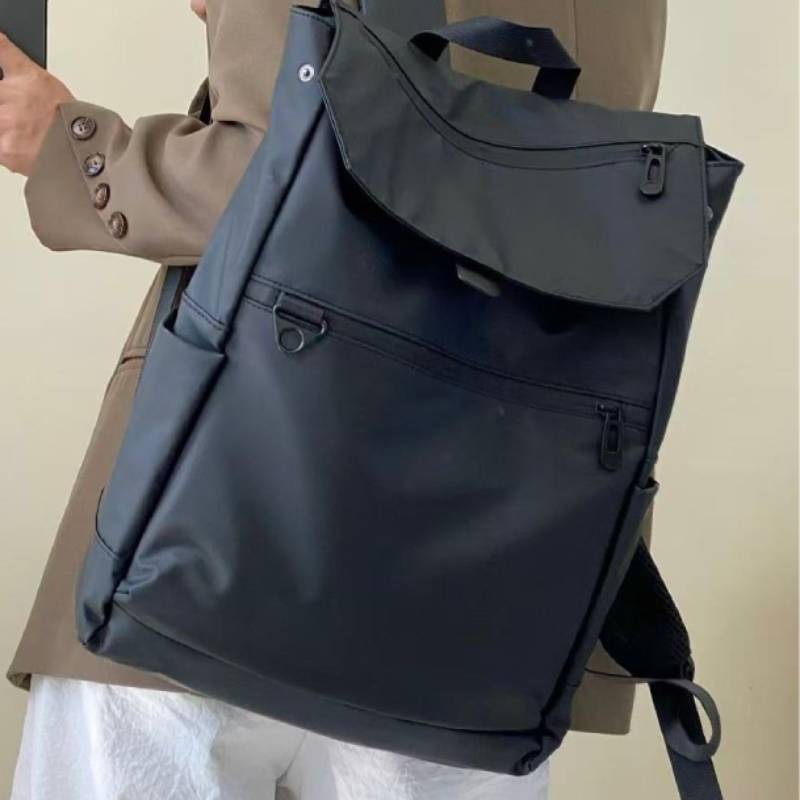 Nylon Student Backpack With Waterresistant Design For College Daily Commute