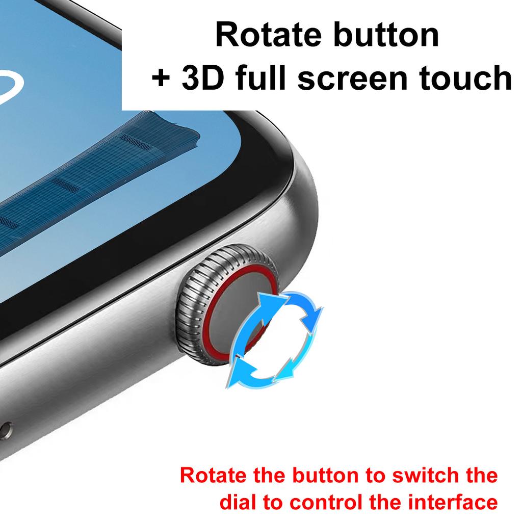 696 Hw22 Smartwatch Series 6e 1.75 Inch Full Hd Screen Bluetooth Call Diy Watchfaces Smart Watch Fitness Clock For Androis Ios