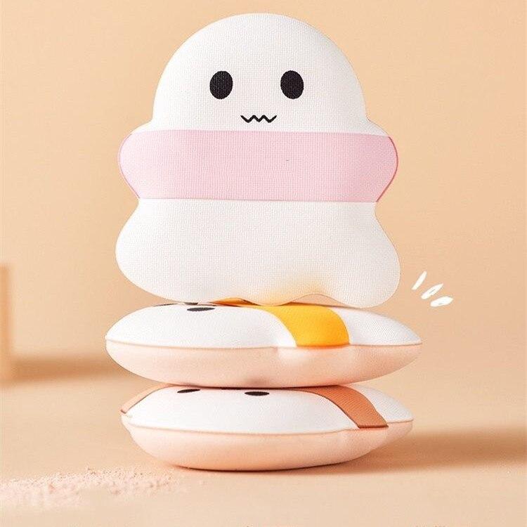 1pc Nette Cartoon Weiche Kosmetik Puff Luft-Kissen Concealer Pulver Make-Up Schwamm Glatte Puff Schönheit Werkzeuge Nass Trocken dual Verwenden