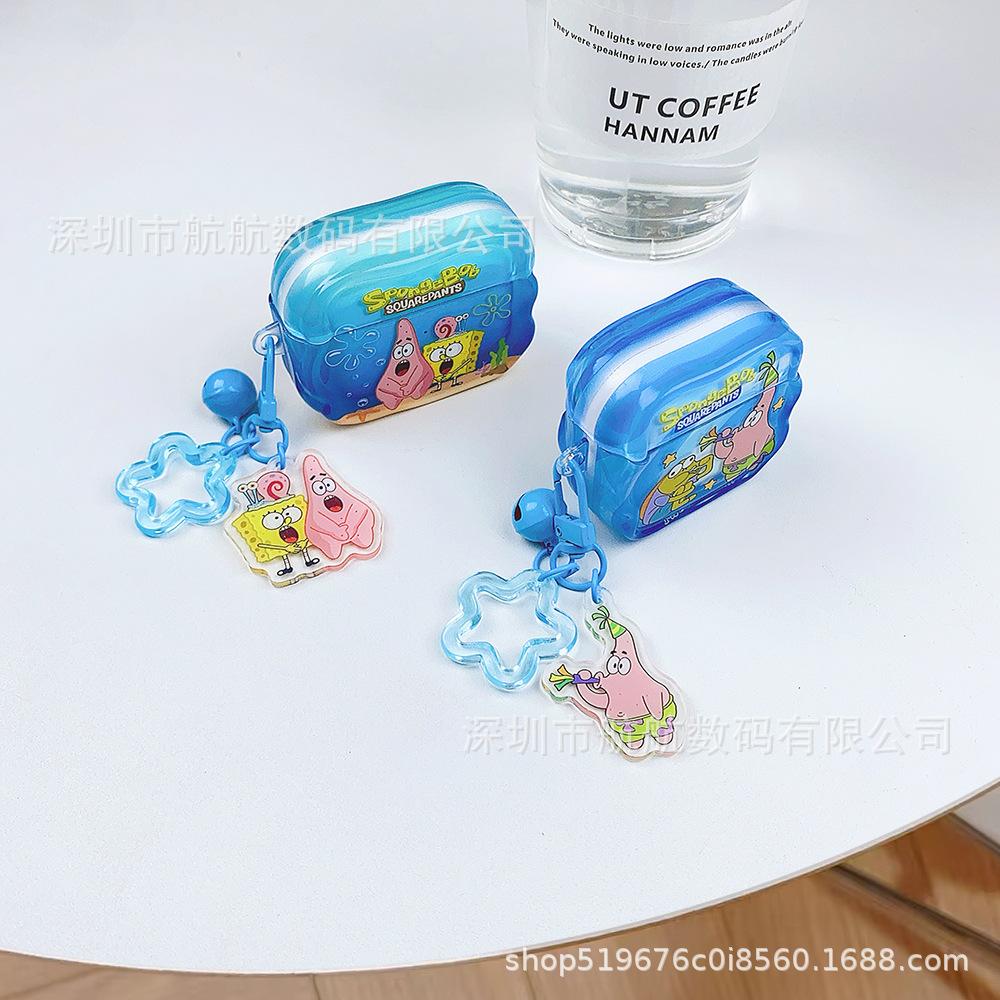 Cute Surprise SpongeBob Patrick Star AirPods 1 Apple Case Bluetooth Pro 1 Generation 1 Headphone Case