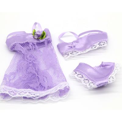 3 adet/takım pijama giyim iç çamaşırı ev tekstili aksesuarları 30cm bebek için giysiler
