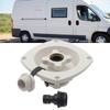 RV City Water Fill Inlet Water Fill Inlet Built In Check Valve for Boat Gravity Water Inlet Fill Dish Marine Caravans