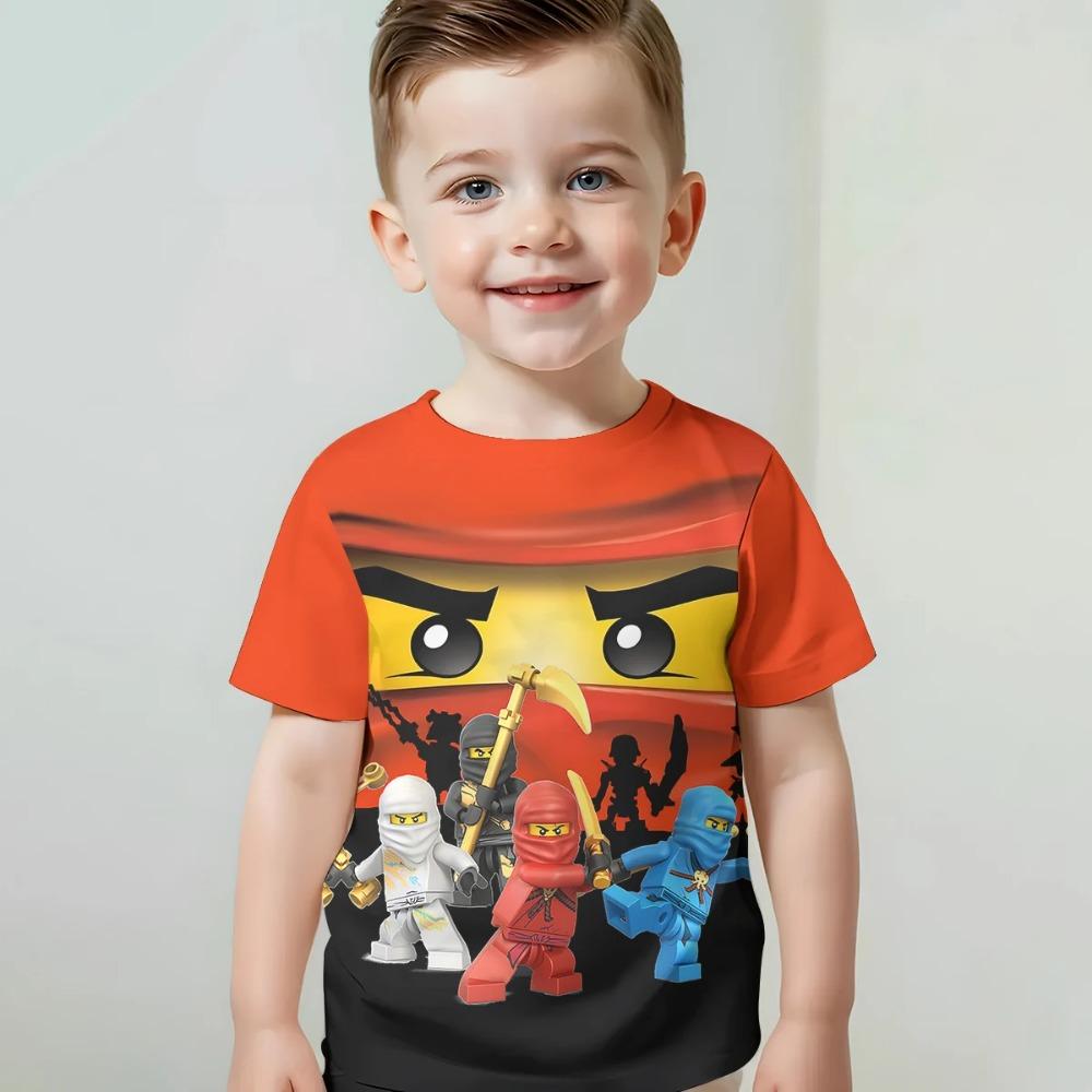 

Мужская одежда для улицы для мультяшной игры Детская футболка Топ Рубашки для мальчика девочки ребенка 100