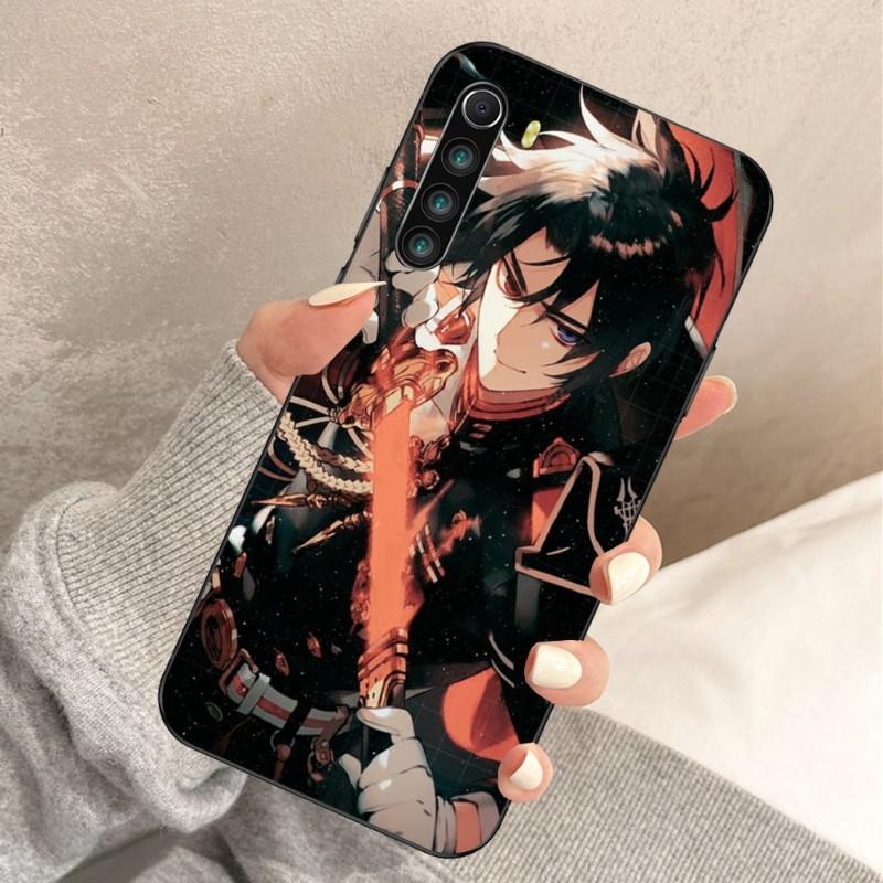 Kreslený kryt na telefon Guren Ichinose pro Xiaomi Redmi Note 11 10 9T 8 7 Pro Redmi 10 9 9A 9C 8 7 6 Měkký černý kryt na telefon