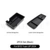For BYD Yuan UP 2024 Center Control Water Cup Holder Armrest Storage Box Central Lower Storage Box Trash Can Organizer Accessory