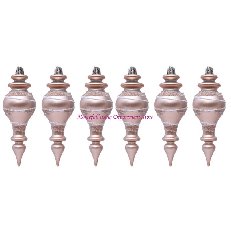 Spiky Holiday Ornament Handcrafted Paint Christmas Tree Hanging Decoration