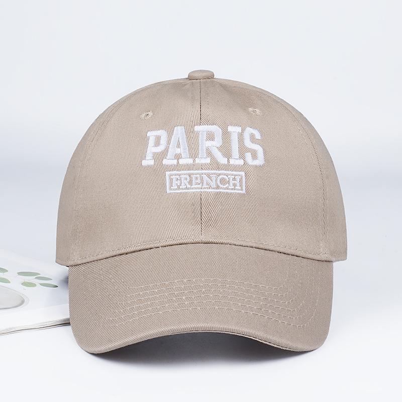 PARIS FRENCH Embroidered Baseball Cap Soft Comfortable Lightweight Breathable Adjustable French Vintage Minimalist Urban Sty