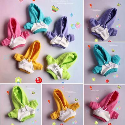 9 Styles Handmade Hoodies Cute Dolls Tops High Quality Fashion Clothes  for 10cm Cotton Dolls