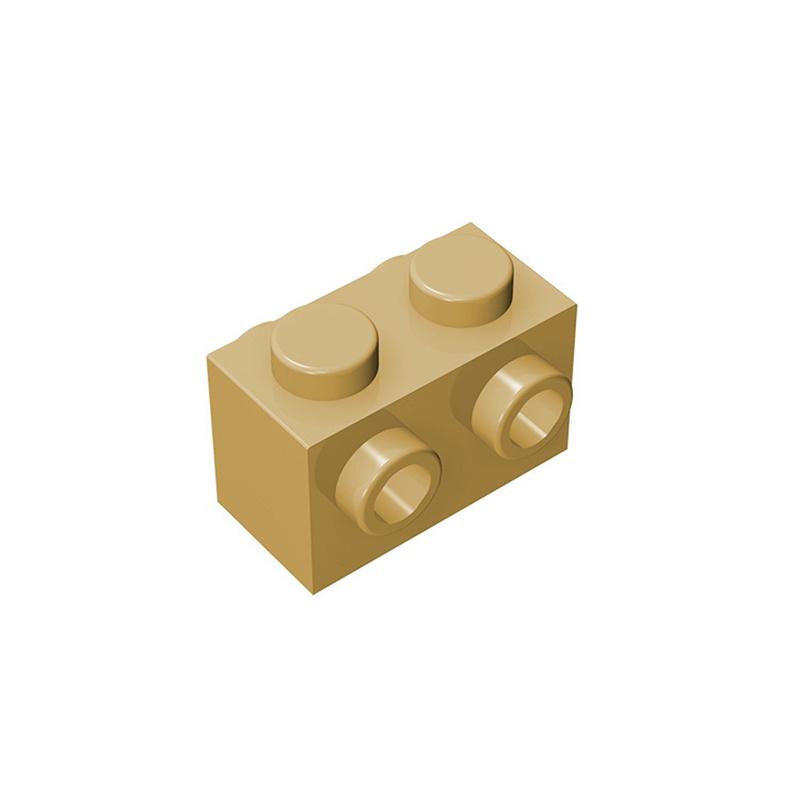 20pcs MOC Parts 52107 Block Modified 1 x 2 featuring Studs on 2 Sides Works With DIY Assmble Construction Blocks Particle Kid Toy Present