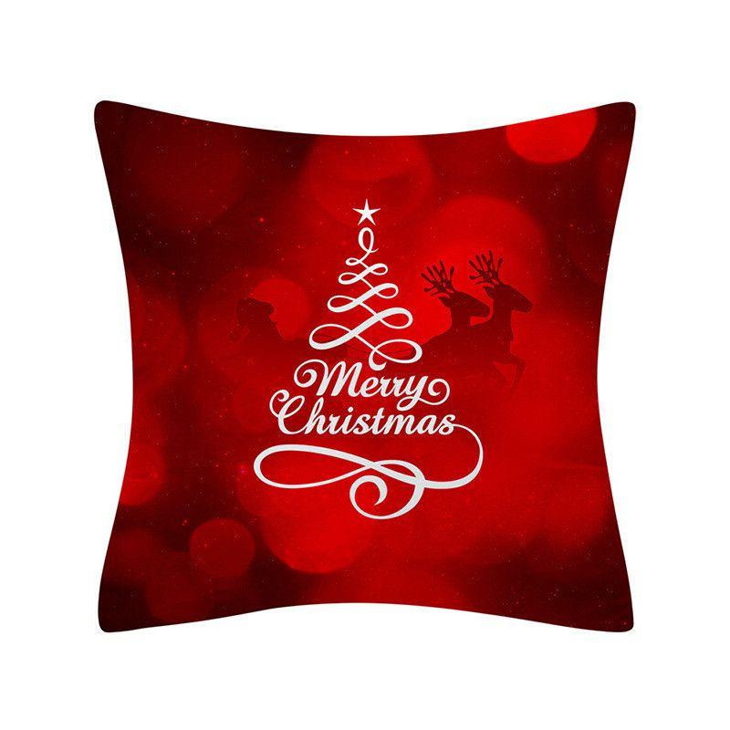 Vibrant Christmas Themed Decorative Cushion Cover For Festive Home Decor 18x18
