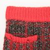 Pinko Color Block Plaid Pocket Design Bodycon Mini Casual Skirt Women Skirts Red 1G169P-Y776-ZR4