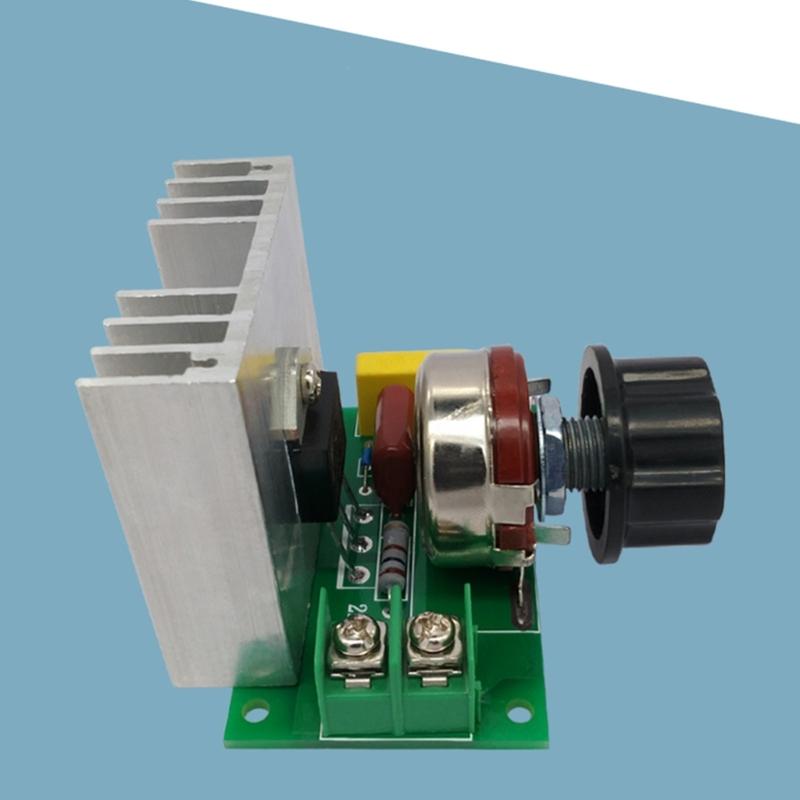 220V 4000W Ρυθμιστής Τάσης SCR Ρύθμιση Φωτεινότητας Dimmer Ελεγκτής Ταχύτητας Κινητήρα Θερμοστάτης Ηλεκτρονική Μονάδα Ρυθμιστή Τάσης