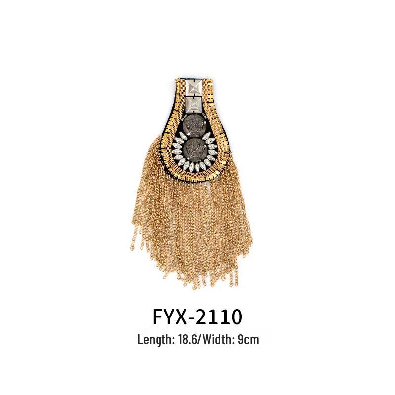 Tassel Epaulet Pendant Chain for DIY Fashion Accessories