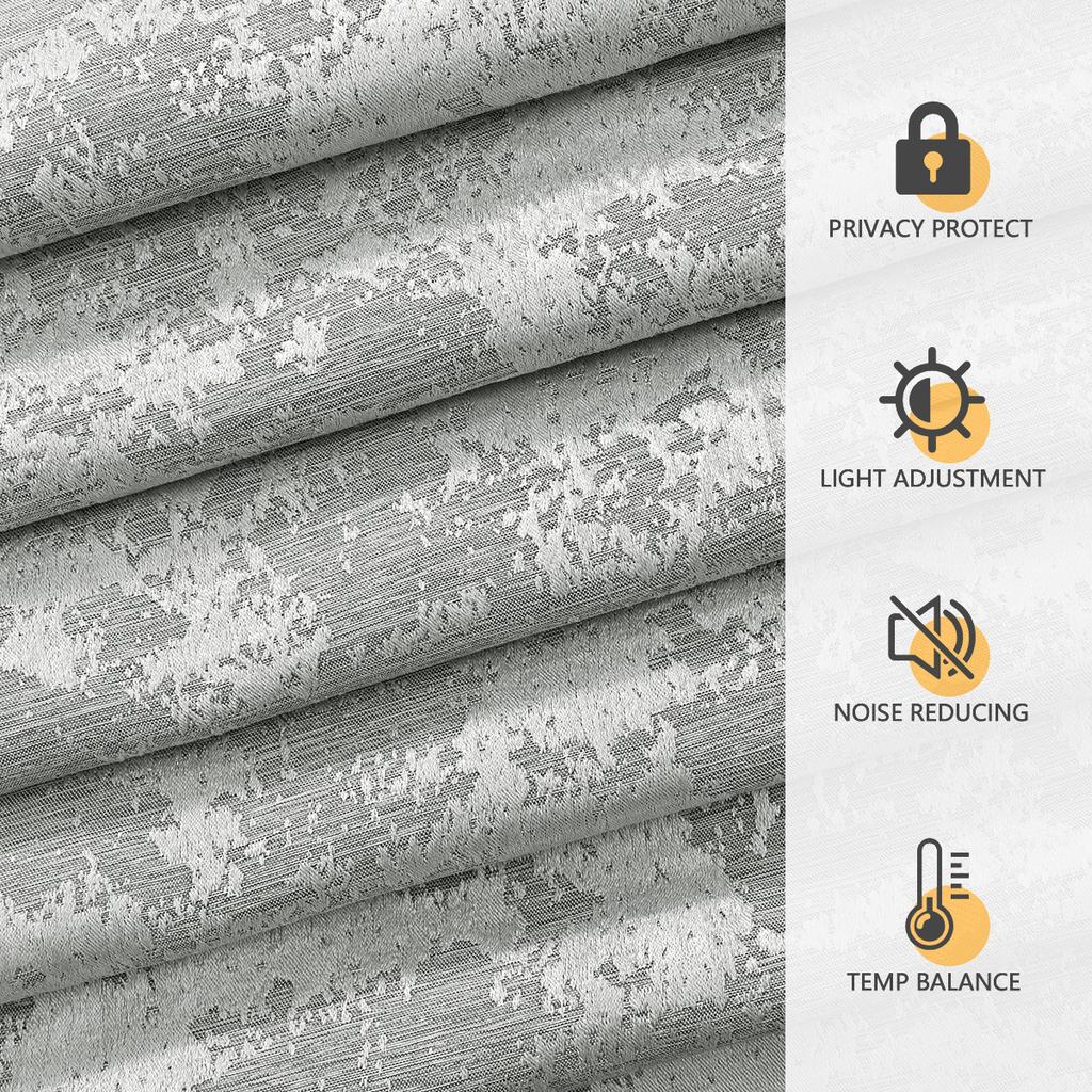 2025New Blackout Curtains with Eyelets for Bedroom, Sunshade Curtains, Thick Curtains