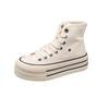 Women Platform Sneakers Lace-up Comfortable Canvas Shoes Fashion Outdoor Multi-functional Sports Vulcanize Shoes Tenis Feminino