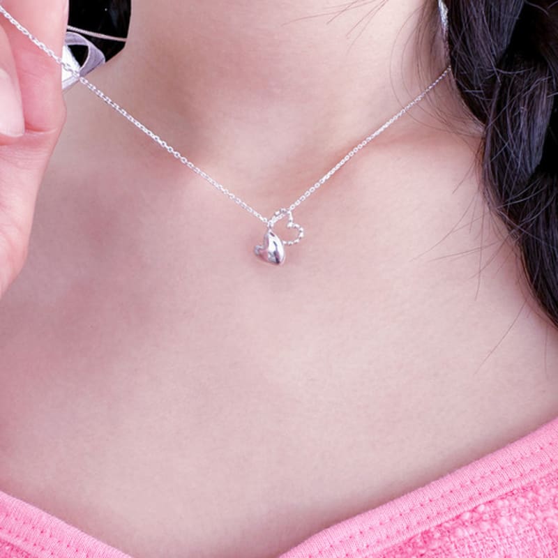 DENERJA DOUBLE HEART NECKLACE