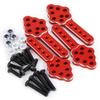 AXSPEED Aluminum Alloy Adjustable Front Rear Suspension Shock Mount Lift Kit for Axial SCX10 1/10 RC Crawler Car Upgrade Parts