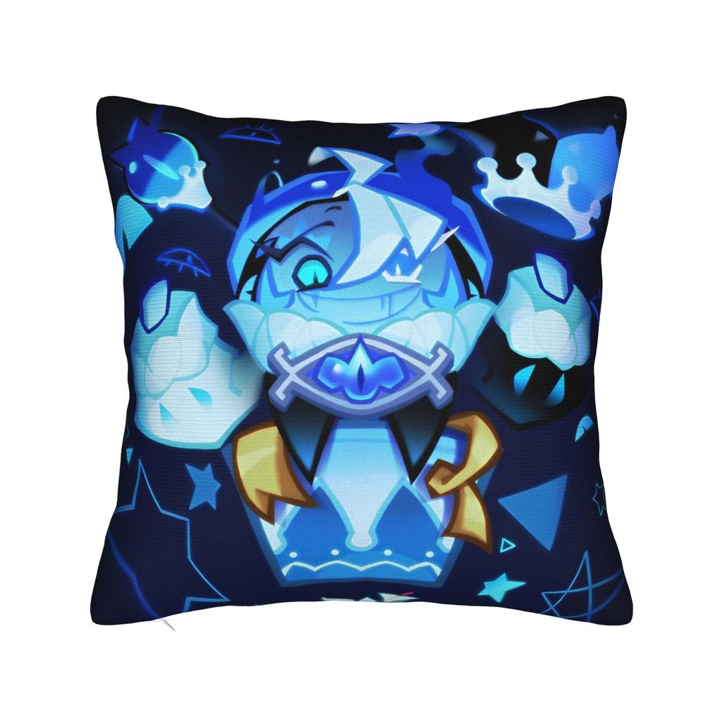 Shadow Milk Cookie Run Kingdom Square Pillow Covers Seat Cute Cartoon Anime Cushion Case Home Decoration Pillow Cover 45*45
