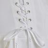 J Jane Lace-Up Flower Culottes (White)
