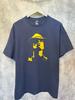 Maglietta Vintage Liam Gallagher Silhouette Gildan Cotone Pesante Blu Navy Taglia Uomo XL