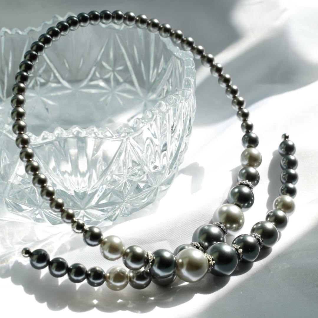 

Круглый шар контрастный стеклянный жемчуг открытый воротник ретро дизайн чувство ключичная цепочка легкая роскошь стиль интернет-знаменитости ожерелье