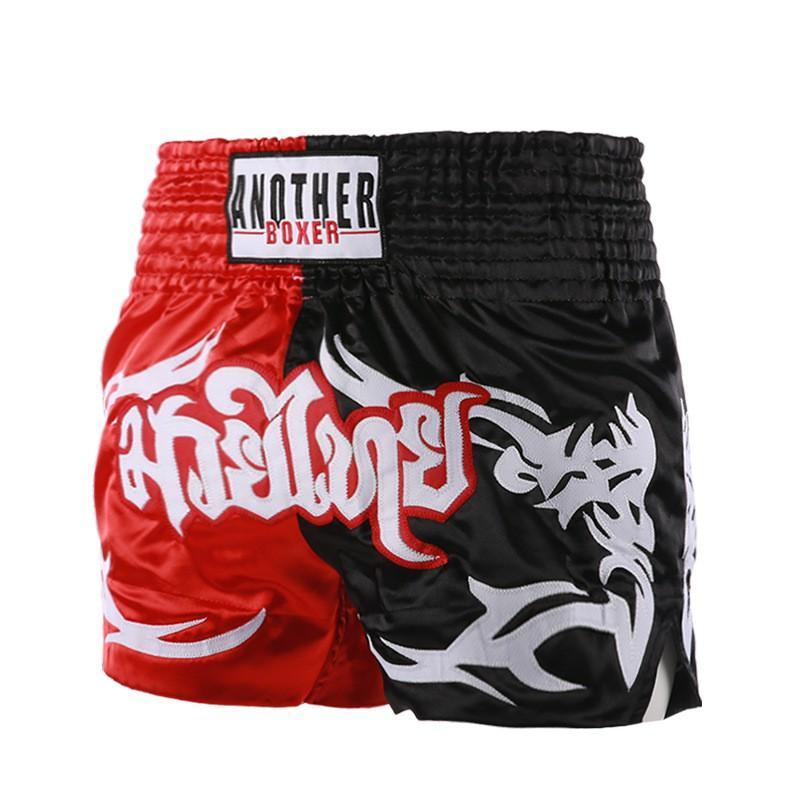 Martial Arts Shorts Muay Thai Boxing Training Fight Gear Unisex Sportswear With Color Block Design