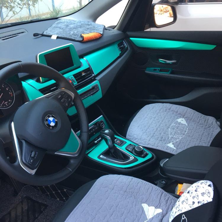 2 Series Touring Car Interior Carbon Fiber Stickers - Fits 218i, 220i, F22, F45, F46