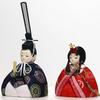 Hina Kimekomi Kotohoki Full Set with Display Round Folding and Doll, Doll, Mirei, Stand, Tray, Screen, Accessories, Natural, KTH-3202G-S2