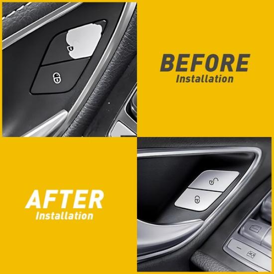 For Mercedes Benz W205 W213 W222 CLS C218 GLC X253 EQC400 Door Lock Switch Cover