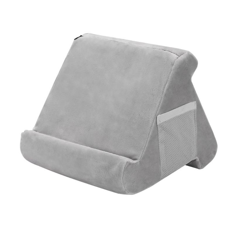 Reading Pillow Triangular Tablet Cushion Holder for Digital Readers Smartphones and Tablets Ergonomic Design