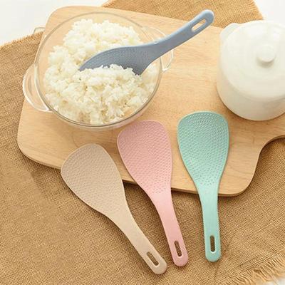 1PC Wheat Straw Rice Spoon Handle Rice Cooker Rice Shovel Kitchen Supplies Home Decoration Accessories