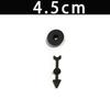 6Pcs10Cm 4.5Cm 7.5Cm 4Inch Arrow Disc-Spinning Plastic Pawnchess For Board Game And Card Game Accessories