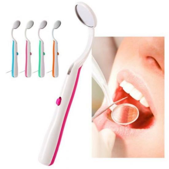 

Health Mirror Mouth Light Dental Reusable Strong LED one size