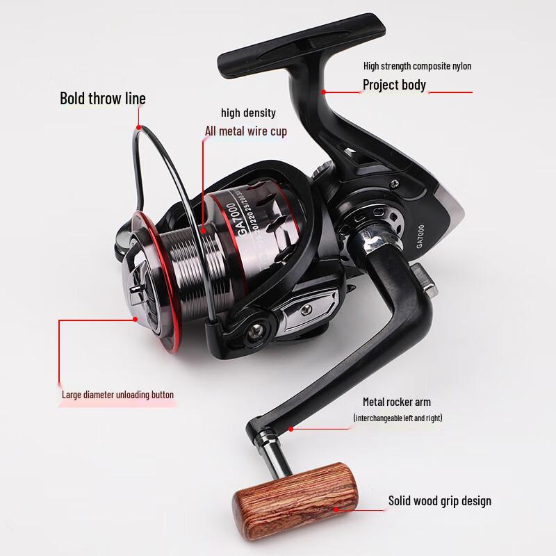 iosn Metal Spinning Fishing Reel