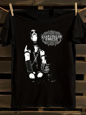 Carpathian Forest Black Metal Band T-Shirt Mens Tshirt Womens Tshirts with Letters Print Short Sleeves T-Shirt Casual Street Tee Shirt Top