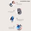 Cat Litter Scooper with Waste Can Pet Waste Scoop Cat Litter Shovel Hand Sifting Shovel with Trash Bag Holder for Indoor Cats Dogs