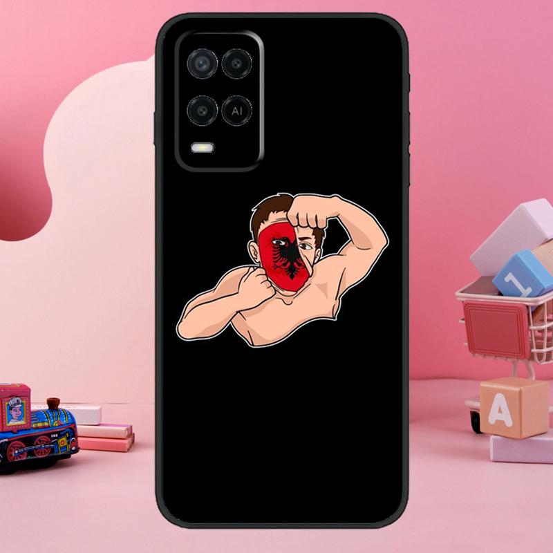 

Albania flag Case For Oppo A18 A38 A58 A78 A98 A74 A54 A94 A80 A60 A40 A96 A76 A16 A15 A17 A57 A77 A5 Pro OPPO A74 4G