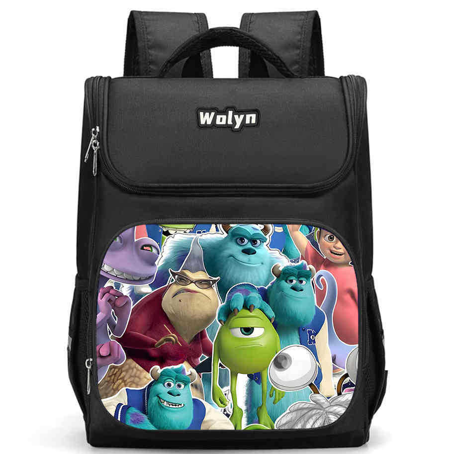 Monsters, Inc High Definition Druck Hoher Wert Anti-Buckel Verschleißfest Schulranzen Computertasche