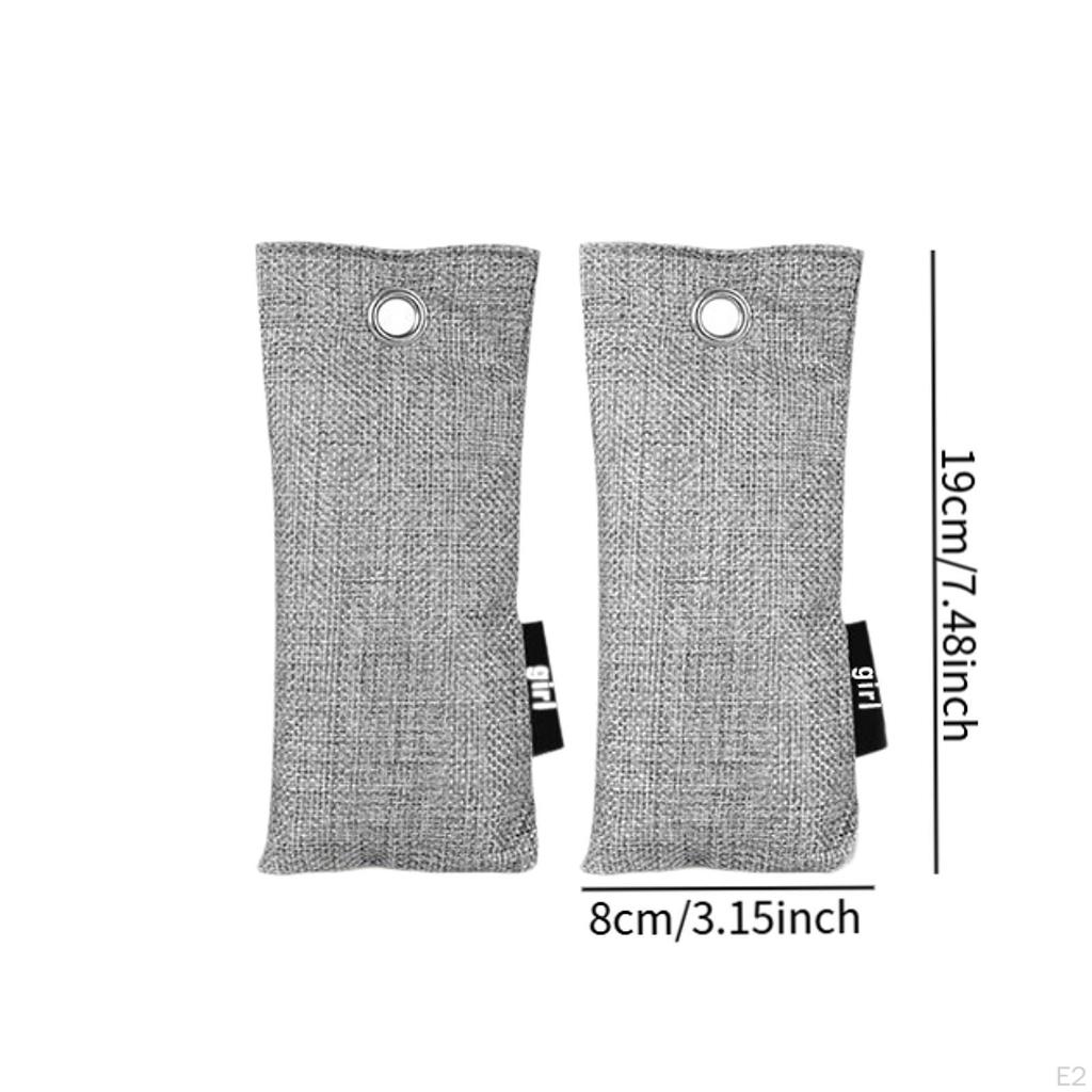 2 sztuki worków oczyszczających powietrze, eliminujących zapachy, usuwających zapachy i wilgoć, odświeżających i usuwających zapachy