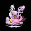 Mew Mewtwo Lapras Squirtle Can Emit Light Scene Anime Figure Model Doll 16cm Decorative Gifts Collected Toy
