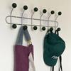 Entrance Hall Wall Coat Racks Bedroom Clothing Storage Hanger Rack Hooks Portable Backpack Cap Scarf Clothes Organizer Hangers