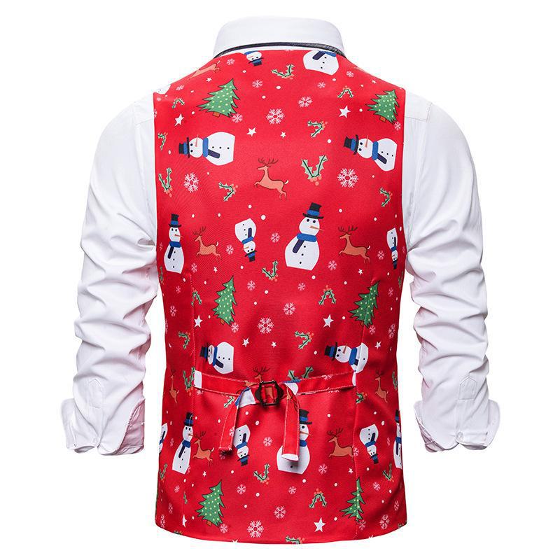 2023 Men's Christmas and New Year 3D Santa Claus Vest