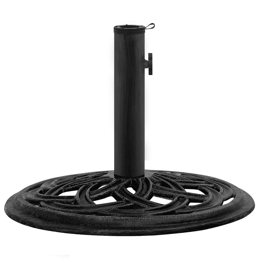 Vidaxl Podstawa Pod Parasol, Czarna, 44X44X31 Cm, Żeliwo