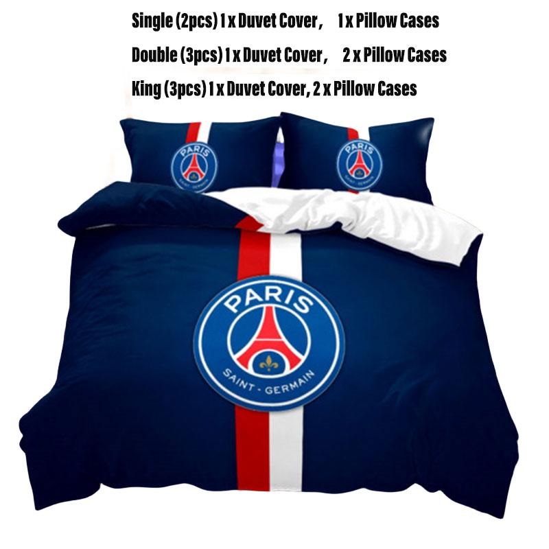 Football Bedding Set Polyester Material Includes Duvet Cover And Pillowcase