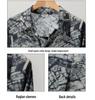 Women's Retro Print Mulberry Silk Long Sleeve Shirt - Spring New Arrival, Mid-Length & Loose Fit