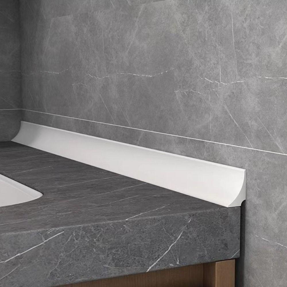 Self-adhesive Kitchen Countertop Separation Flood Barriers Water Retaining Strip  Bathroom