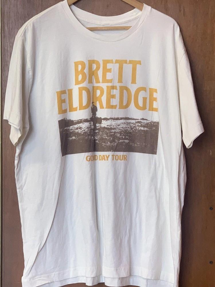 Brett Eldredge Good Day Tour 2Side Tshirt White Gift For Fan BT2039 Unisex T-Shirt XL