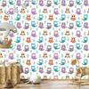 Joyful Owls Wallpaper for Living Room and Bedroom 50x1000