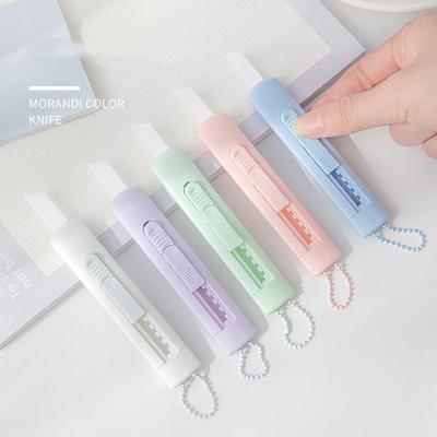 Mini Solid Color Utility Knife Ins Simplicity Korean Box Cutter Ceramics Do Not Hurt Hand Paper Cutter Student/office Supplies