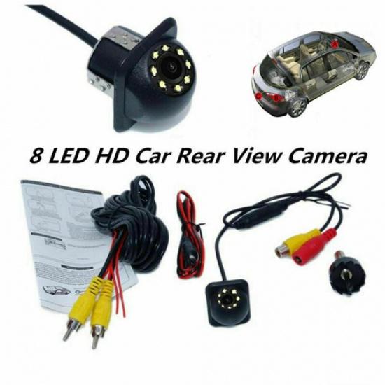 8 LED Car Rear View Camera Night Car Reversing Backup For Parking Monitor